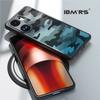 (Comes with Wrist strap)IBMRS for Vivo iQOO Neo9/9 Pro/9S Pro/9S Pro+ Case,Camo Frosted Transparent Shockproof Protection Case