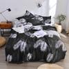 Simple Washed Cotton Four-piece Quilt Cover, Bed Sheet, Bedding Quilt, Student Dormitory Three-piece Bedding Kit