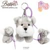 BESTEVER Furries Plush Keychain Bag Charm Schnauzer Dog 46262