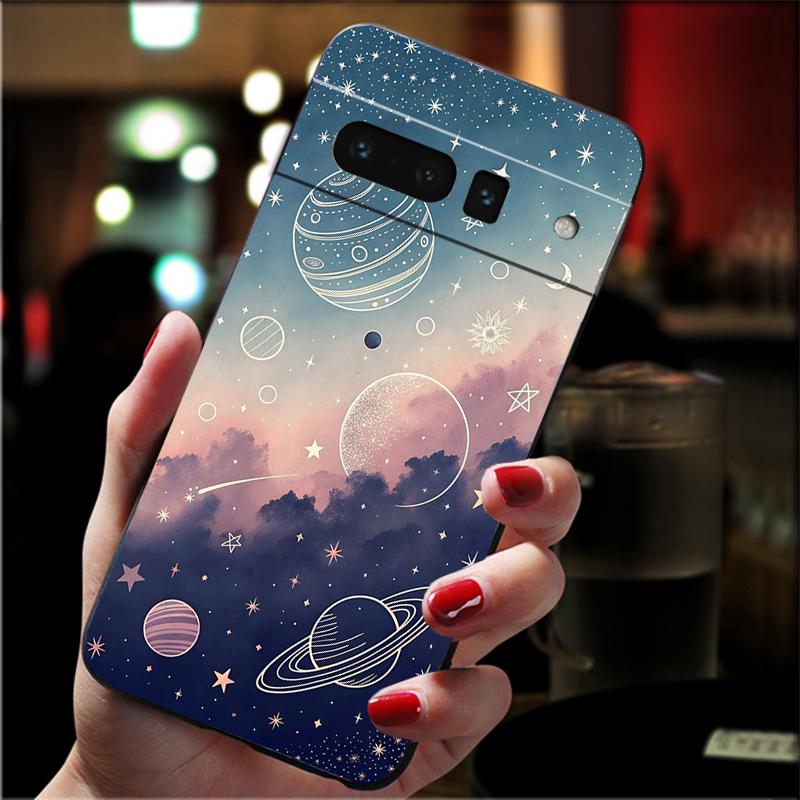 Космическая Планета Машина casa Funda Чехол для Телефона Для Google Pixel 10 9 Pro XL 9A 8 7 6 Pro Pixel 8A 7A 6A Pixel 8 7 6 5 Чехол