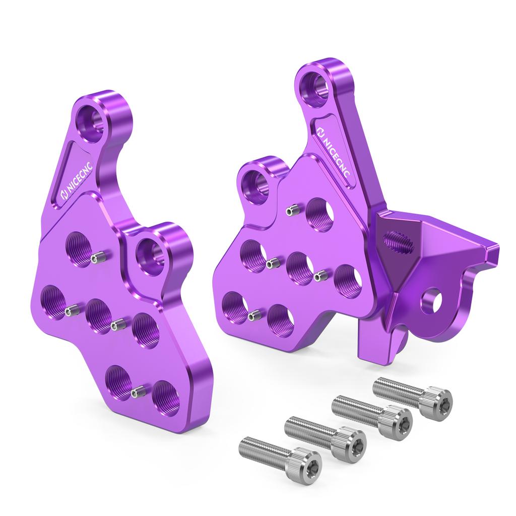 For Surron Light Bee X S L1E For Segway X160 X260 Extender Foot Peg Bracket Package Support Brace Adjustable Kick Stand Aluminum