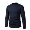 Men'S New Semi-Turtleneck Integrated Fleece Sweater Knitted Sweater Fashionable Fleece Sweater Bottoming Shirt Men'S