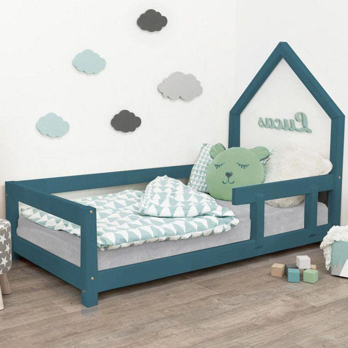 POPPI Children's Cabin Bed 80 X 160 Petrol Green 1