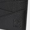 Loewe Минималистичный держатель для карт из мягкой телячьей кожи, однотонный, мужские аксессуары, Черный C510Q77X12-1100