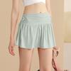 Women's Summer High Waist Yoga Skirt: Breathable, Slimming, Anti-Exposure Tennis Skort