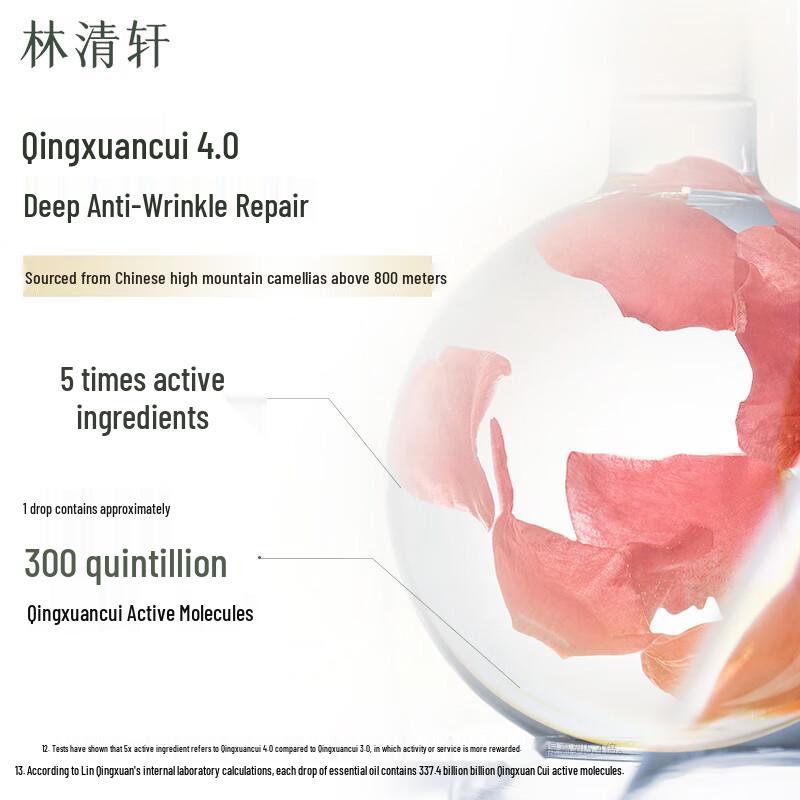 Масло для восстановления кожи лица с камелией Lin Qing Xuan