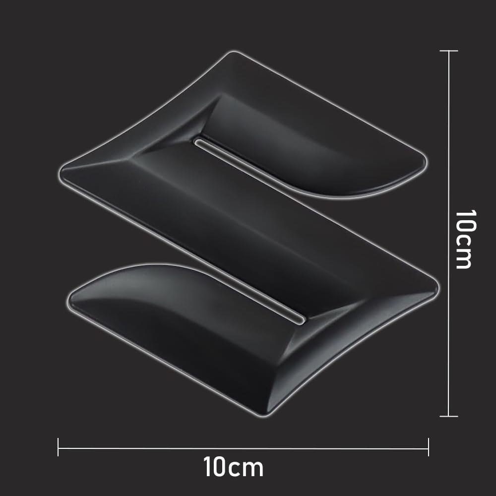 Selinear Suzuki Jimny 3D Easy To Peel Scratch and Stain Compatible with JB64 and JB74 Emblem, ABS, Apply, Back, Resistant, (Matte Black)