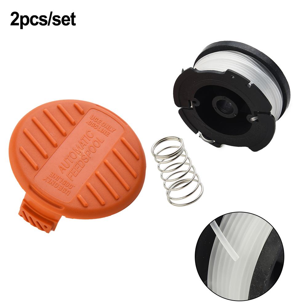 Катушка с леской + Крышка для Black And Decker BST2018/BDST182ST1/BESTE625 Комплект Новый