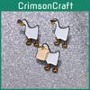 Design Adorable Animal Brooch Featuring Cute Cartoon Duck And Swan Styles For Unique Accessories Fashion