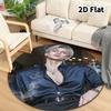 Love Deepspace Sylus Round Area Rug Carpet Rug For Living Room Bedroom Sofa Playroom Decor Nonslip Floor Mat