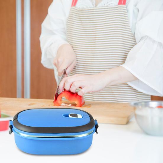 Изоляция из нержавеющей стали, термоконтейнер для ланча, портативный, легкоочищаемый контейнер для еды для пикника на открытом воздухе