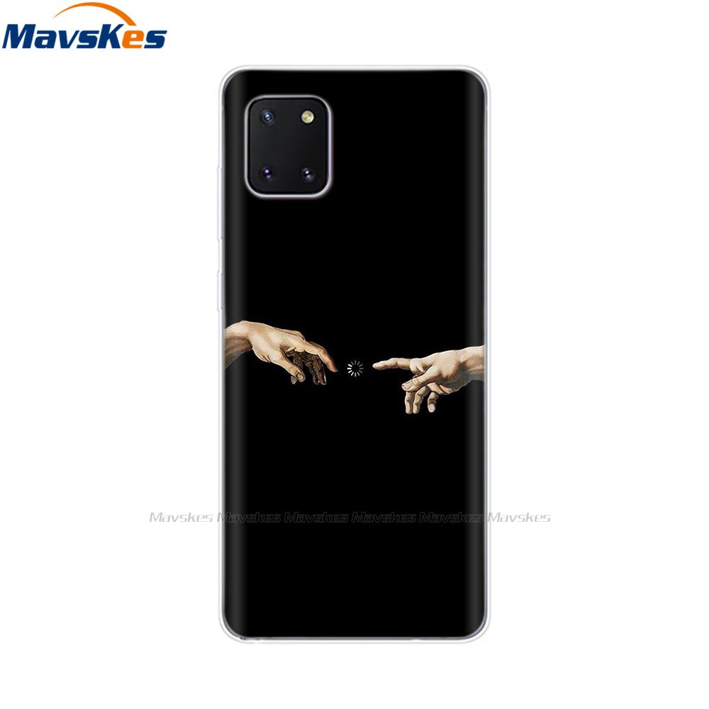 Чехол из ТПУ для Samsung Galaxy Note 10 Lite Чехлы Силиконовый Милый Кот Телефон Чехол для Samsung Note10 Lite Plus SM-N770F/DS Обложка Маска