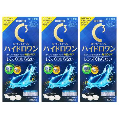 Rohto Contact Care Rohto C Cube Hydro One 500 мл x 3 упаковки [Оптовая закупка]