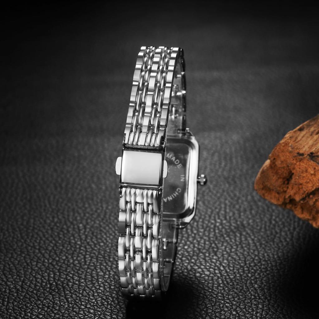 Simple Cute Silver Analog Accessories Day Gift for Her Women's Watch Display, Waterproof, Stylish, Quartz, Leisure, Business, Fashion, - Birthday,