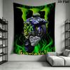 Rossi Flame Wall Tapestry Aesthetic Wall Hanging Printed Fabric Blanket Decorative Tapestries for Bedroom Living Room Home Decor
