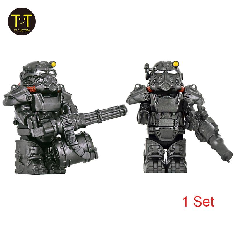 MOC Military X-01 Mech Anime Action fallouted Knights Bracket Scale Model Figures Weapons Robots Mecha Building Block Set Block Bricks Toy