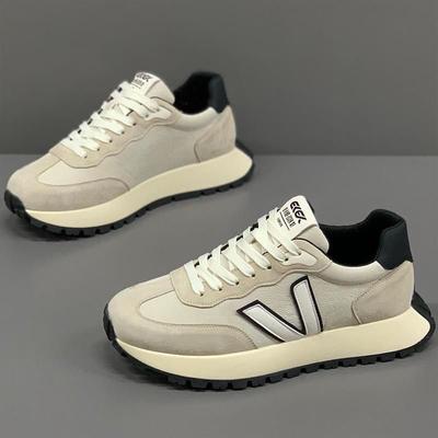 МУЖСКИЕ Новые дышащие спортивные кроссовки Модные роскошные дизайнерские туфли на плоской подошве со шнуровкой Легкие удобные