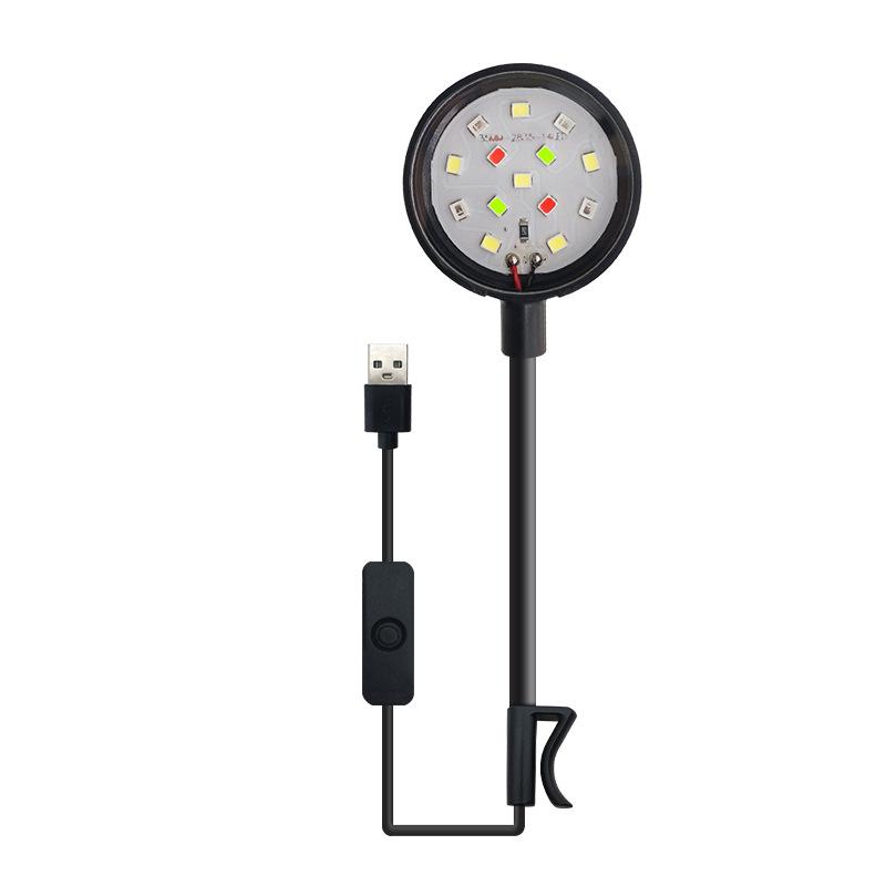 Светодиодный светильник-клипса USB для маленьких аквариумов и водных растений