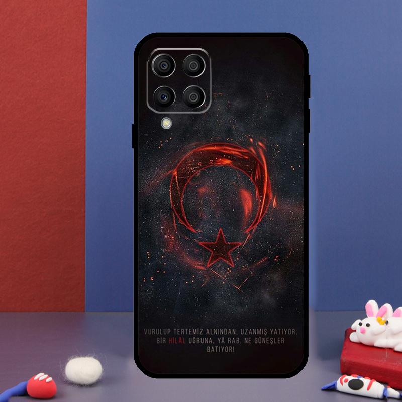 Чехол для телефона Samsung Galaxy M14 M34 M54 M33 M13 M23 M53 M15 M55 M31 M51 M20 M30s M32 M52 с флагом Турции Ататюрка