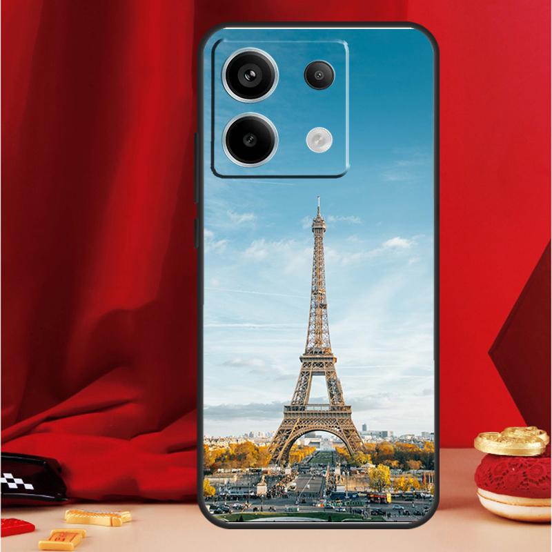Чехол Франция Париж Эйфелева башня для Xiaomi Redmi Note 11 12 13 Pro 8 9 10 Note 12S 11S 10S 9S Redmi 13C 10C 12C