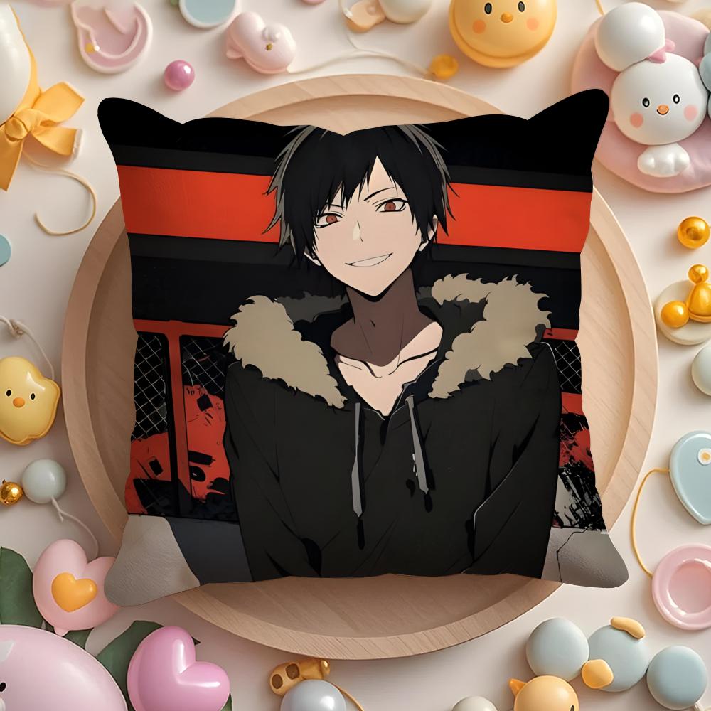 D-Durarara!! Аниме Наволочка для Подушки Дома и в Машину Многоцелевая Наволочка - Двусторонняя, Мягкая и Прочная для Повседневного Использования