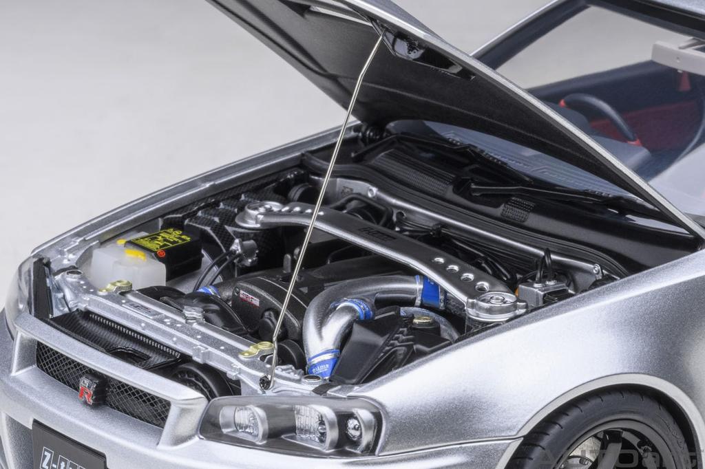 AUTOart 1/18 Nismo R34 GT-R Z-tune Silver Completed