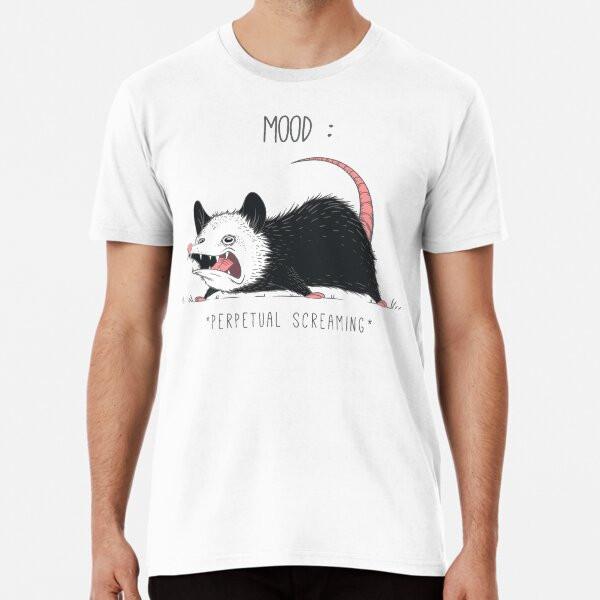 Футболка Mood Possum, размеры S-5XL, лучшая футболка.