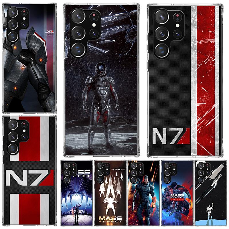 Мягкий чехол для телефона N7 Mass Effect для Samsung Galaxy S22 S23 S24 S25 Edge S26 Ultra S20 FE S21 Plus + Fundas Coque Galaxy S20 S21 S