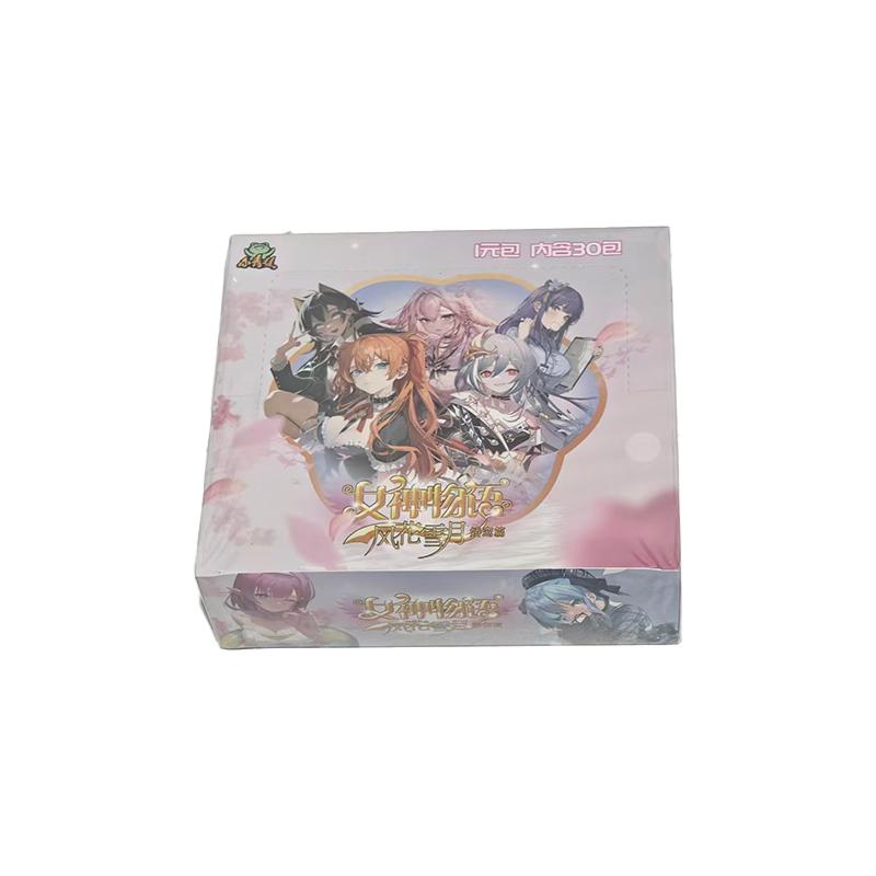 little frog New Goddess Story Collect cards One box contains 30 packs of cards Beautiful anime style gift toy collectibles