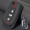 Для Toyota Corolla Avensis Verso Yaris Aygo Rav 4 C-HR Scion tC 10 Серии Брелок Чехол Оболочка Защита 3 Кнопки Силиконовый