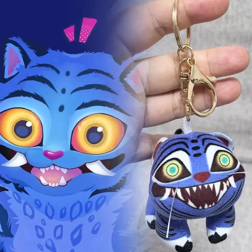 Аниме Фильм K-pop Демон Брелок Тигр Подвеска Брелок Рюкзак Подвесные Украшения Хэллоуин Карнавальный Реквизит Детский Подарок
