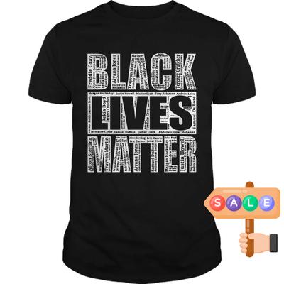 Футболка для протеста Black Lives Matter 100% Хлопок Круглый вырез Короткий рукав Летняя Повседневная Мужская Футболка Уличная одежда