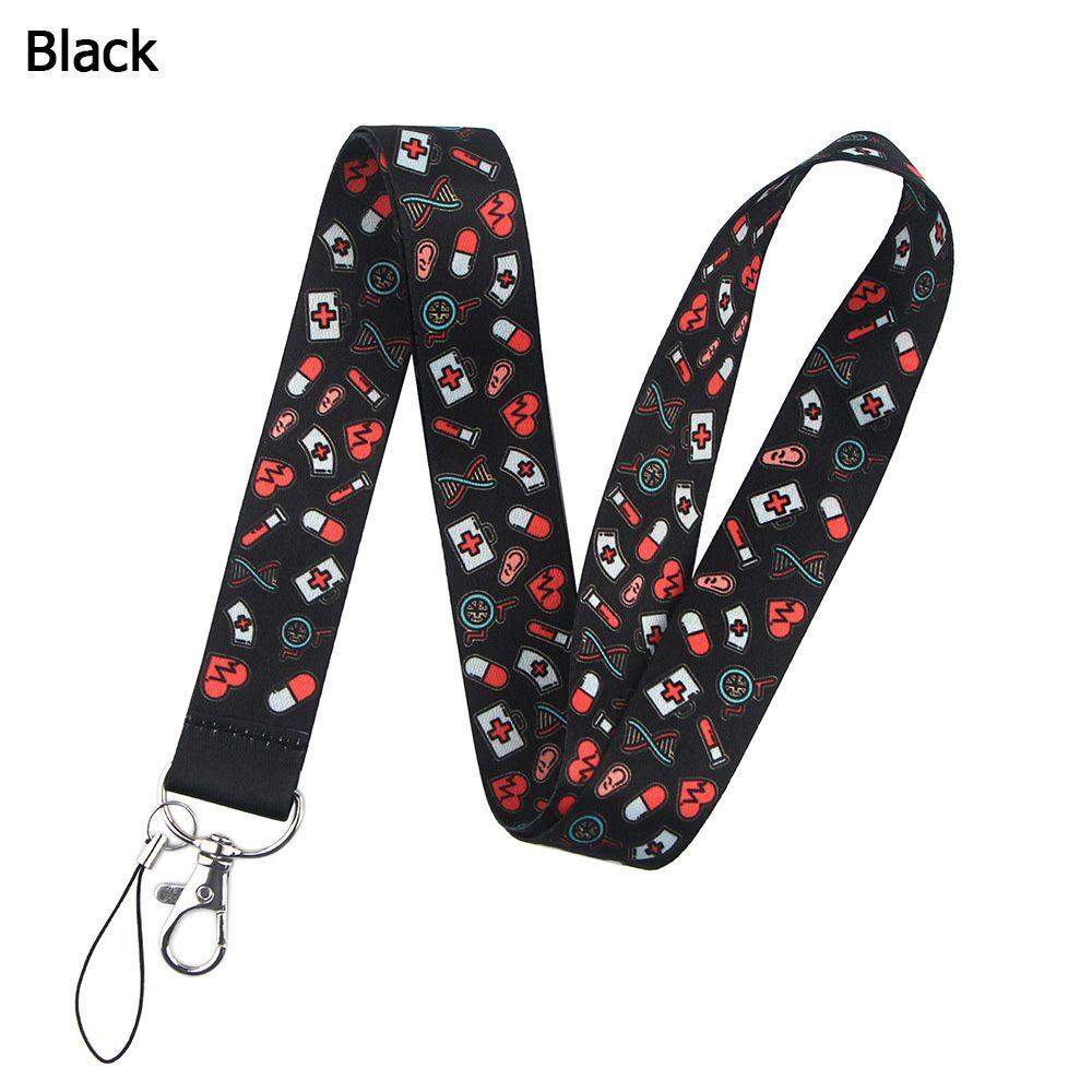 Держатель для мобильного телефона, брелок для ключей, шейные ремни, шнурок для медсестры, брелок для ключей, чехол для удостоверения личности врача, медицинские аксессуары