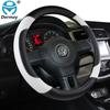 Автомобильный Стайлинг, чехол на руль, искусственная кожа, 37-38 см, чехлы на колеса автомобиля, противоскользящие, дышащие, универсальные, авто