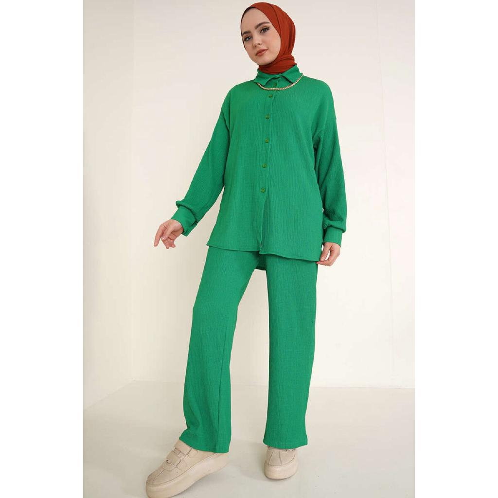 Women's Hijab Suit With Trousers