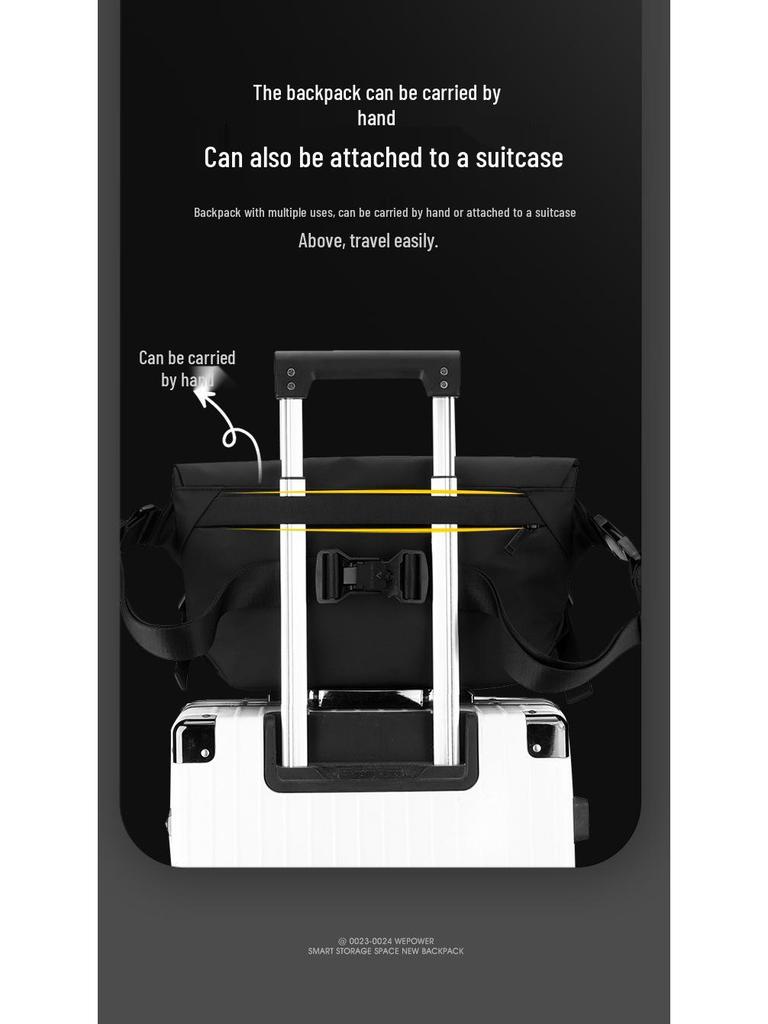 WEPOWER Универсальный мужской повседневный рюкзак через плечо - Модная маленькая квадратная нагрудная сумка