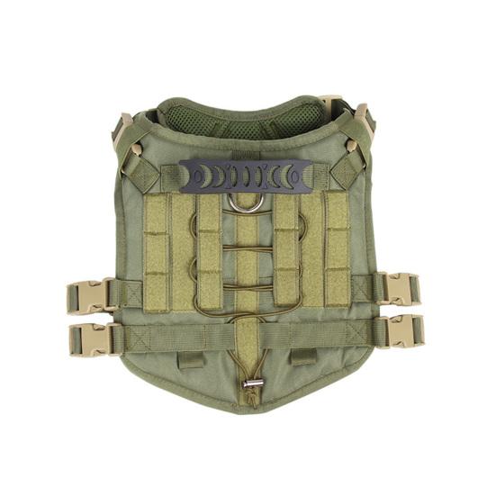 Шлейка для собаки Пряжка с вставкой Регулируемая Прочная фиксация Водонепроницаемая Взрывозащищенная Прогулочная тяга Ткань Оксфорд Средний