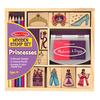 Melissa Doug Wooden Stamp 2418 & Set, Princess, Authentic, Small,