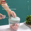 900ml Manual Meat Mincer Garlic Chopper Multifunctional Vegetable Cutter Handheld Meat Grinder Cooking Tools Kitchen Accessories