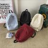 2022 Backpack Female Large Capacity Solid Color College Student Laptop Backpack School Bag