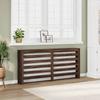 VidaXL Radiator Cover Brown Oak 175x20x82 Cm Engineered Wood, Radiator Cap, Top Radiator Cover, Radiator At 852714