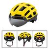 New Magnetic Goggles with Light Helmet General Road Bicycle Riding Helmet Integrated Molding