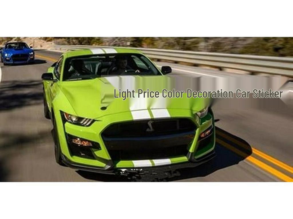 Ford Mustang GT Гоночные полосы: Наклейки на боковые юбки и капот для модифицированных автомобилей