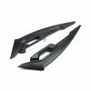 2Pcs Motorcycle Winglets Front Side Spoiler Aerodynamic Wing Set Fixed Wind Wing with Adhesive Decoration Sticker