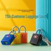 Цветной замок, одобренный TSA, для дорожных чемоданов и тележек