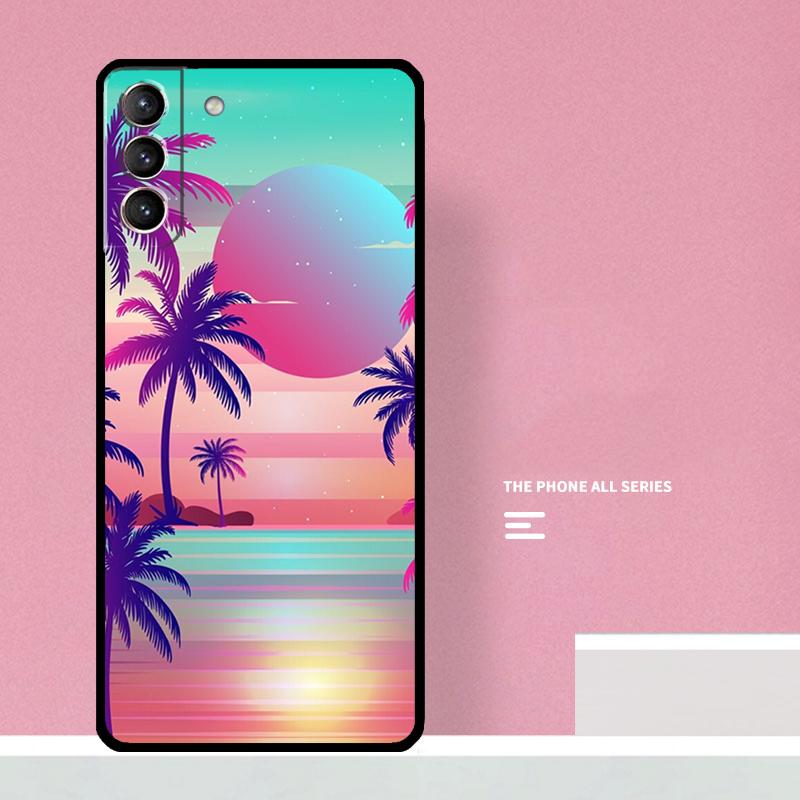 Synthwave Retro 80s Neon Case For Samsung Galaxy S23 Ultra S20 FE S21 FE Note 10 20 S8 S9 S10 Plus S22 Ultra Cover