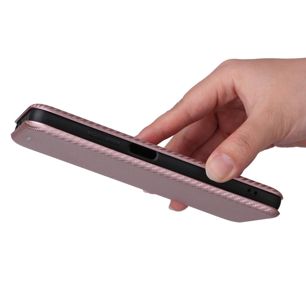 Для Xiaomi Redmi Note 12 Pro Speed 5G/Note 12 Pro 5G/Poco X5 Pro 5G Чехол для телефона из ПУ кожи с текстурой углеродного волокна, подставка, слот для карт, чехол для телефона