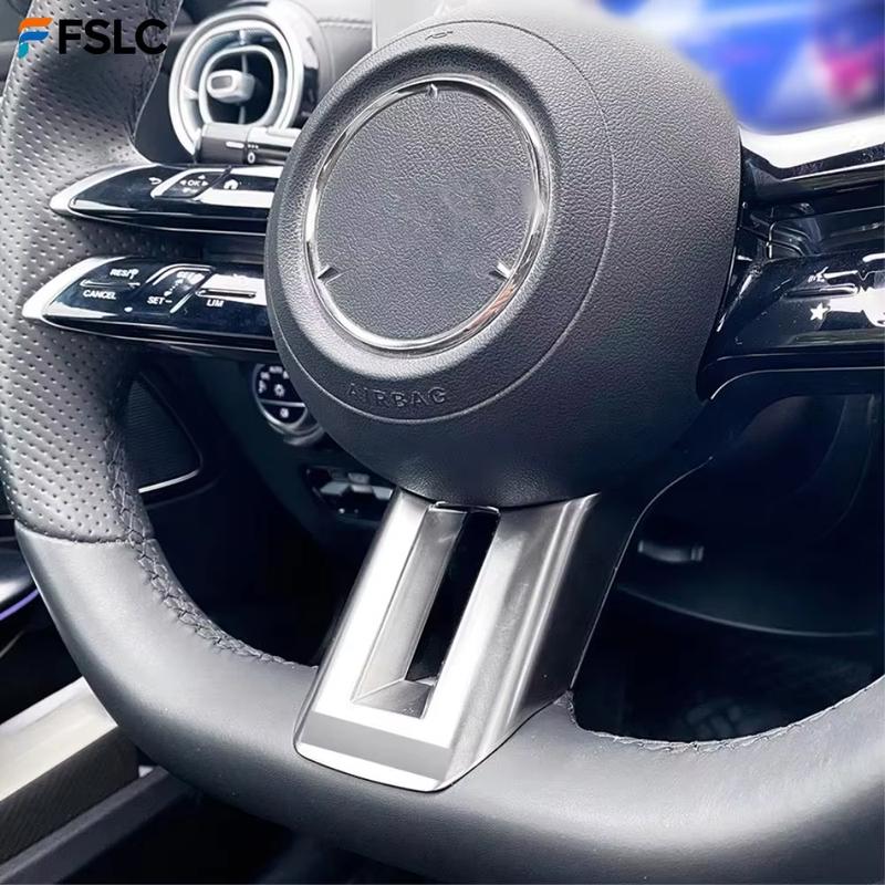 Накладка на руль из углеродного волокна для Mercedes Benz W206 W213 W223 C/E/S Класса, стиль AMG - Интерьер