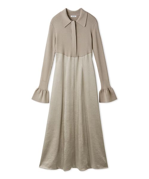 Polo Color Knit Dress FWNO245058 GBEG [Frey ID] Women's