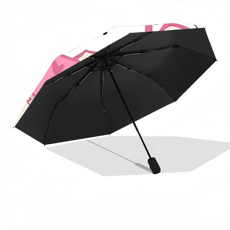 1pc Rainy Day Dalmatian Automatic Open/close Folding Umbrella, Compact Portable Travel Umbrella, Cute Umbrella, Durable Construction yy260328037